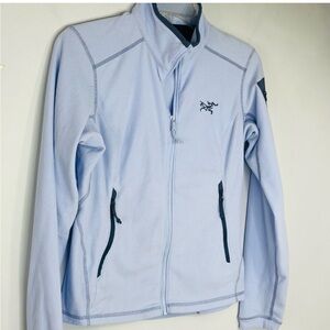 Arc'Teryx Size XS Full Zip Mid Layer Jacket Baby Blue BSB